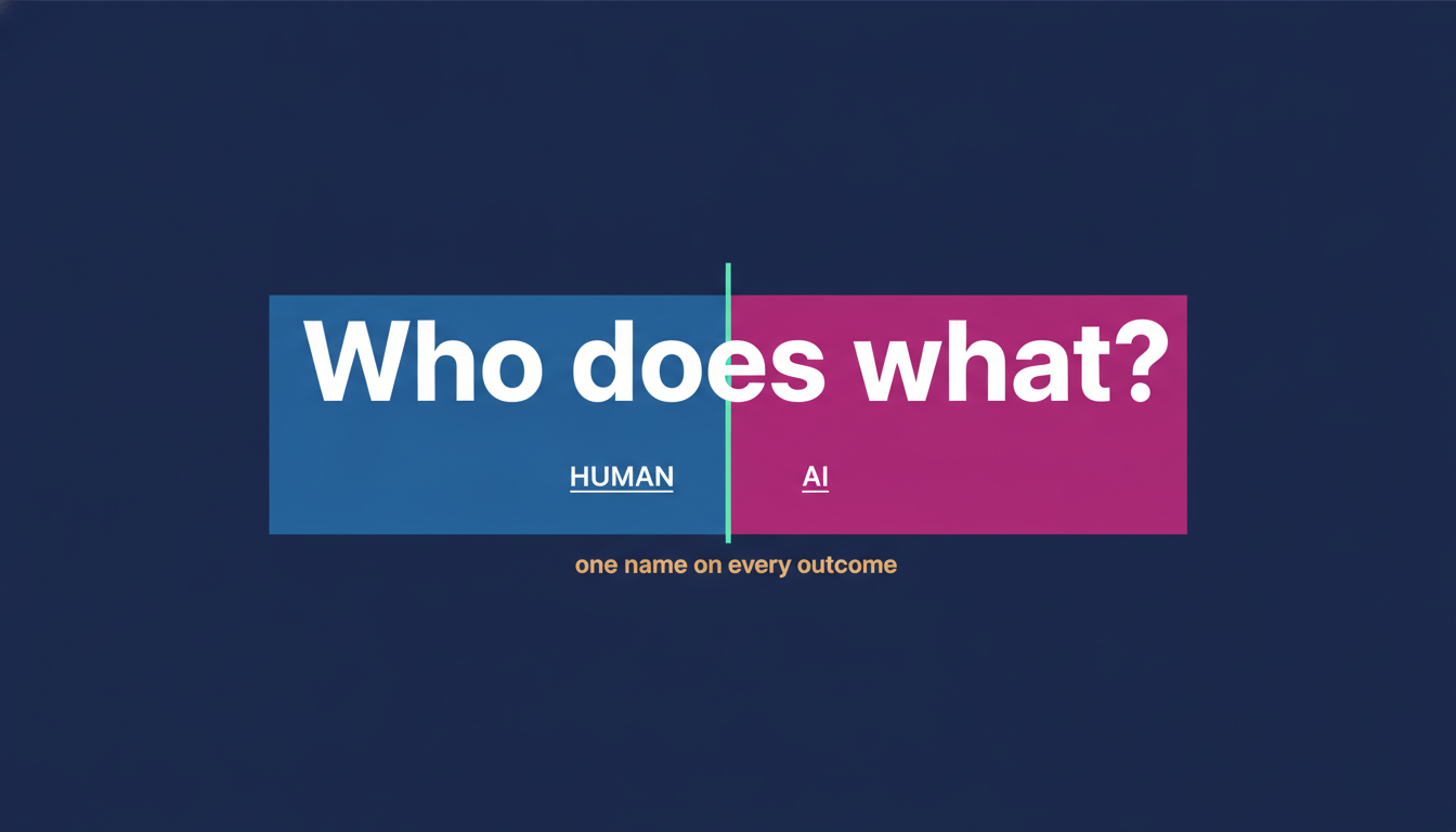 Dear Founder: Who Does What?